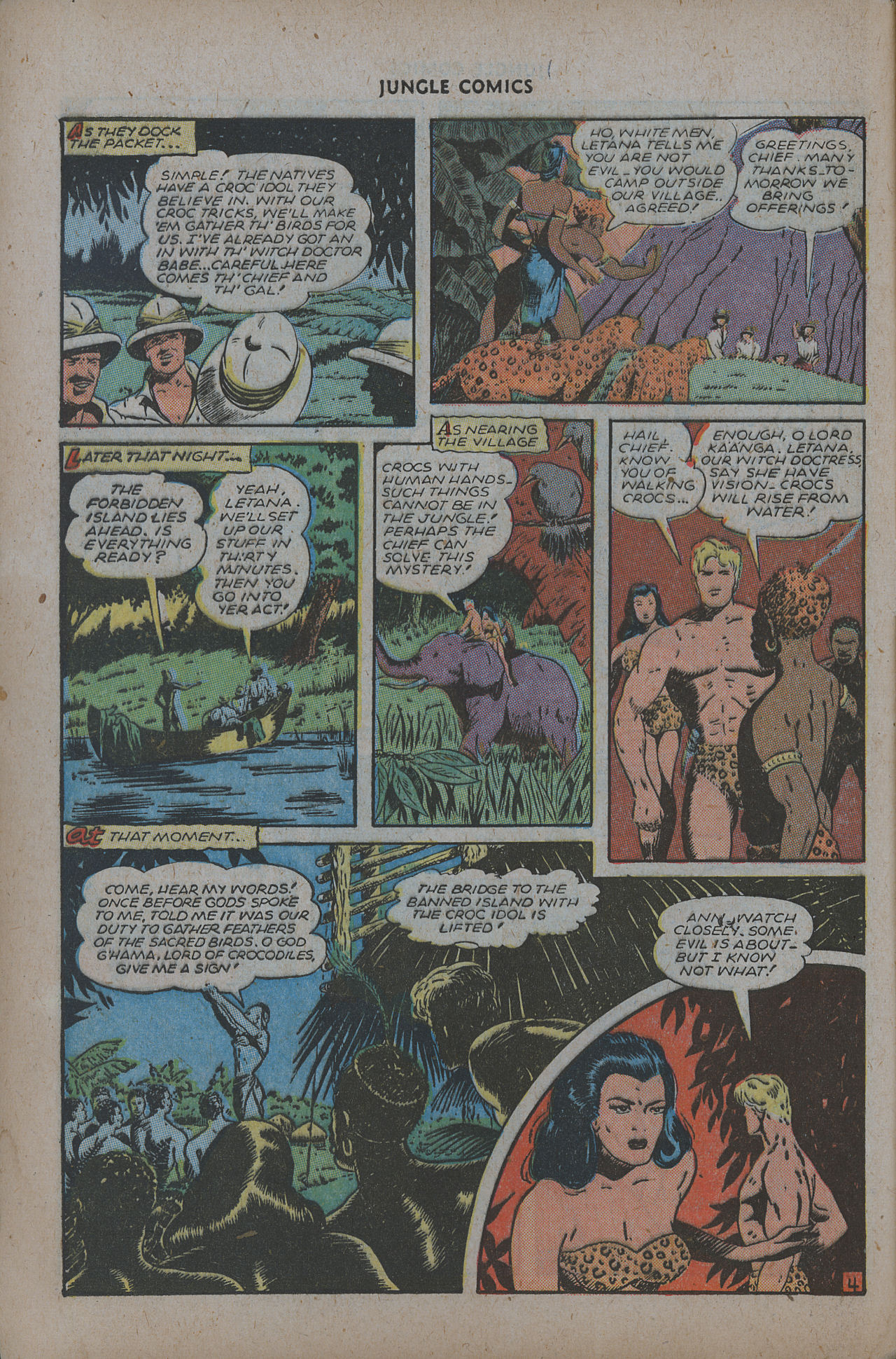 Read online Jungle Comics comic -  Issue #71 - 6
