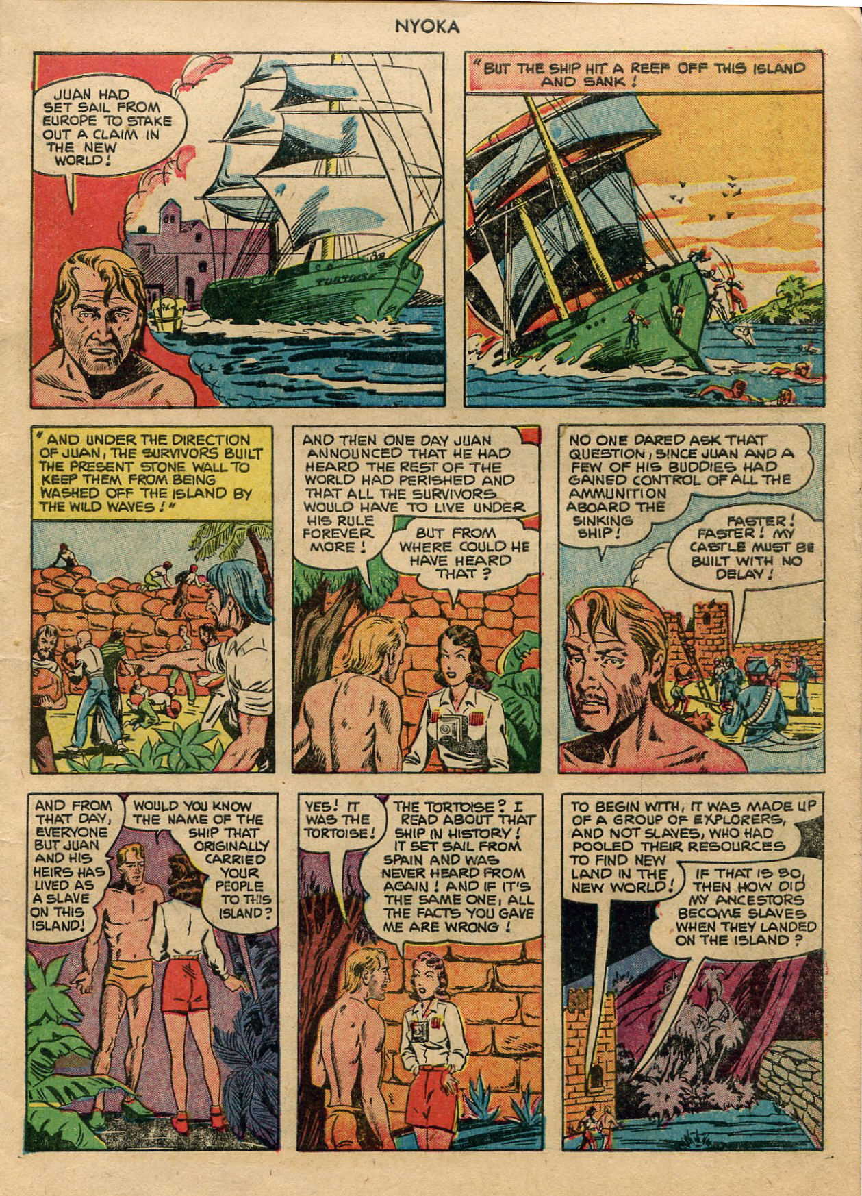 Read online Nyoka the Jungle Girl (1945) comic -  Issue #63 - 7