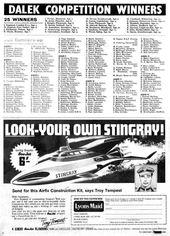 Read online TV Century 21 (TV 21) comic -  Issue #30 - 8