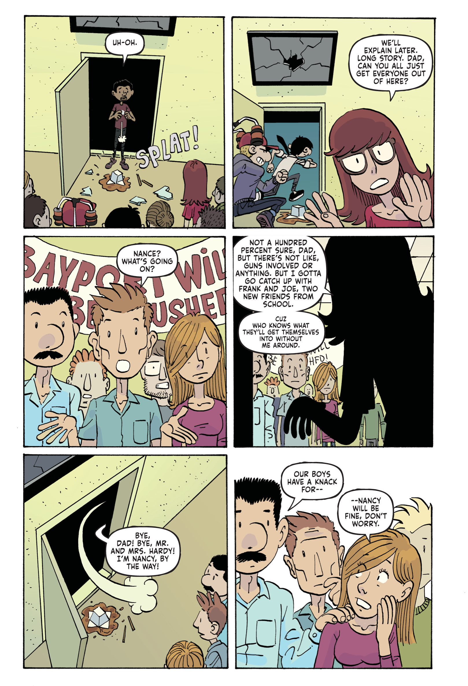 Read online Nancy Drew & the Hardy Boys: The Mystery of the Missing Adults! comic -  Issue # TPB - 66