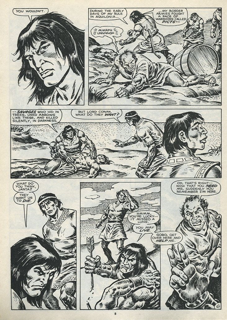 Read online The Savage Sword Of Conan comic -  Issue #167 - 10