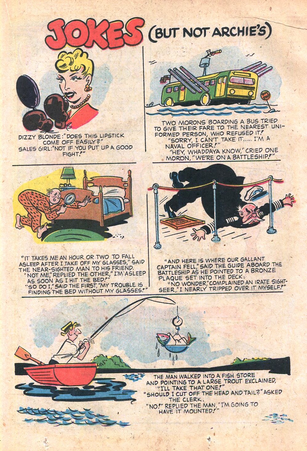 Read online Archie's Joke Book Magazine comic -  Issue #1 - 19