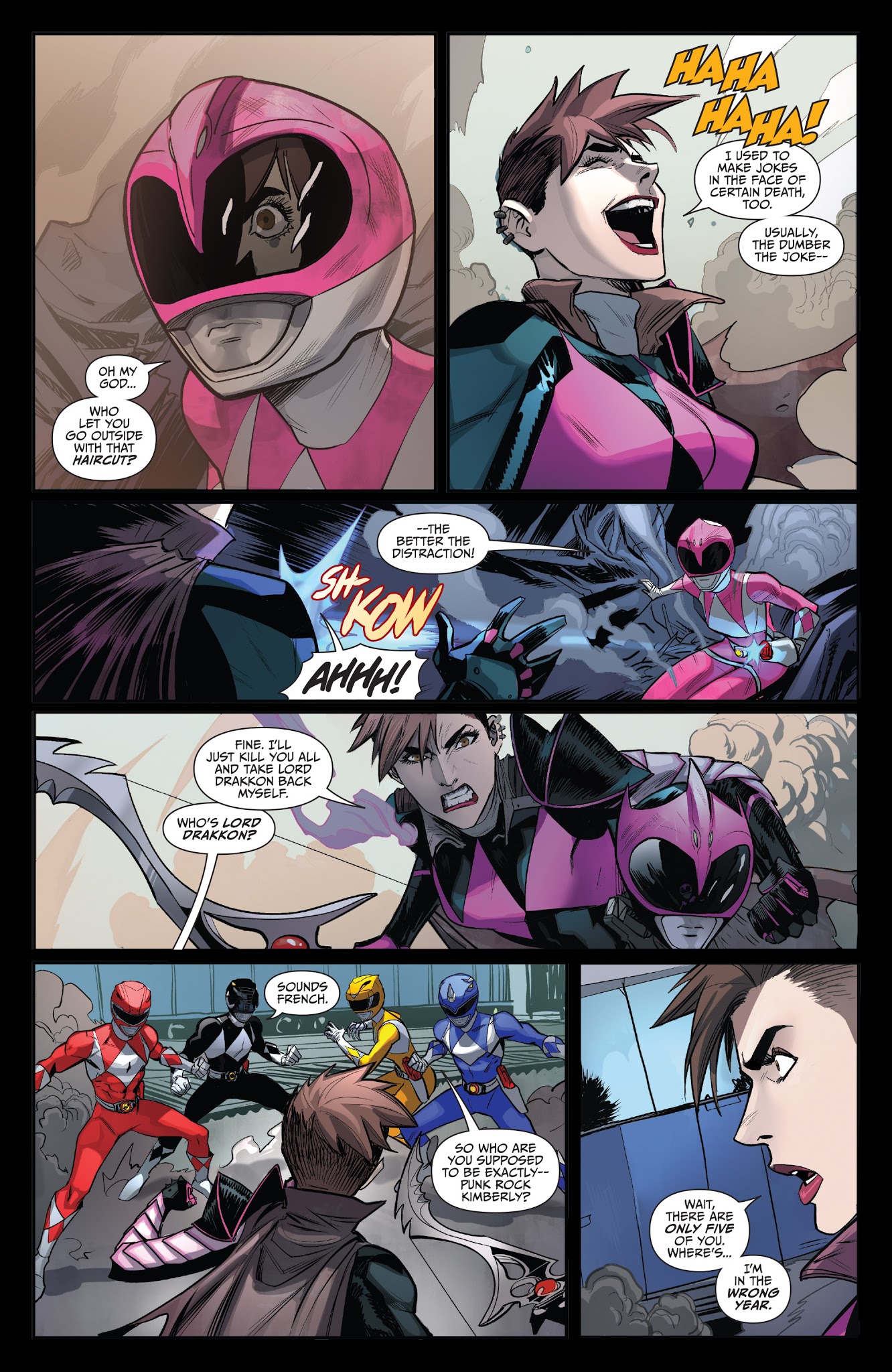 Read online Saban's Go Go Power Rangers comic -  Issue #9 - 16