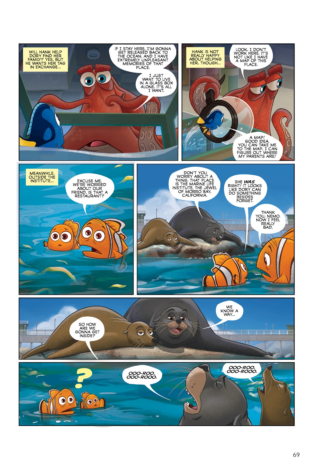 Disney/PIXAR Finding Nemo and Finding Dory: The Story of the Movies in Comics issue TPB - Page 69