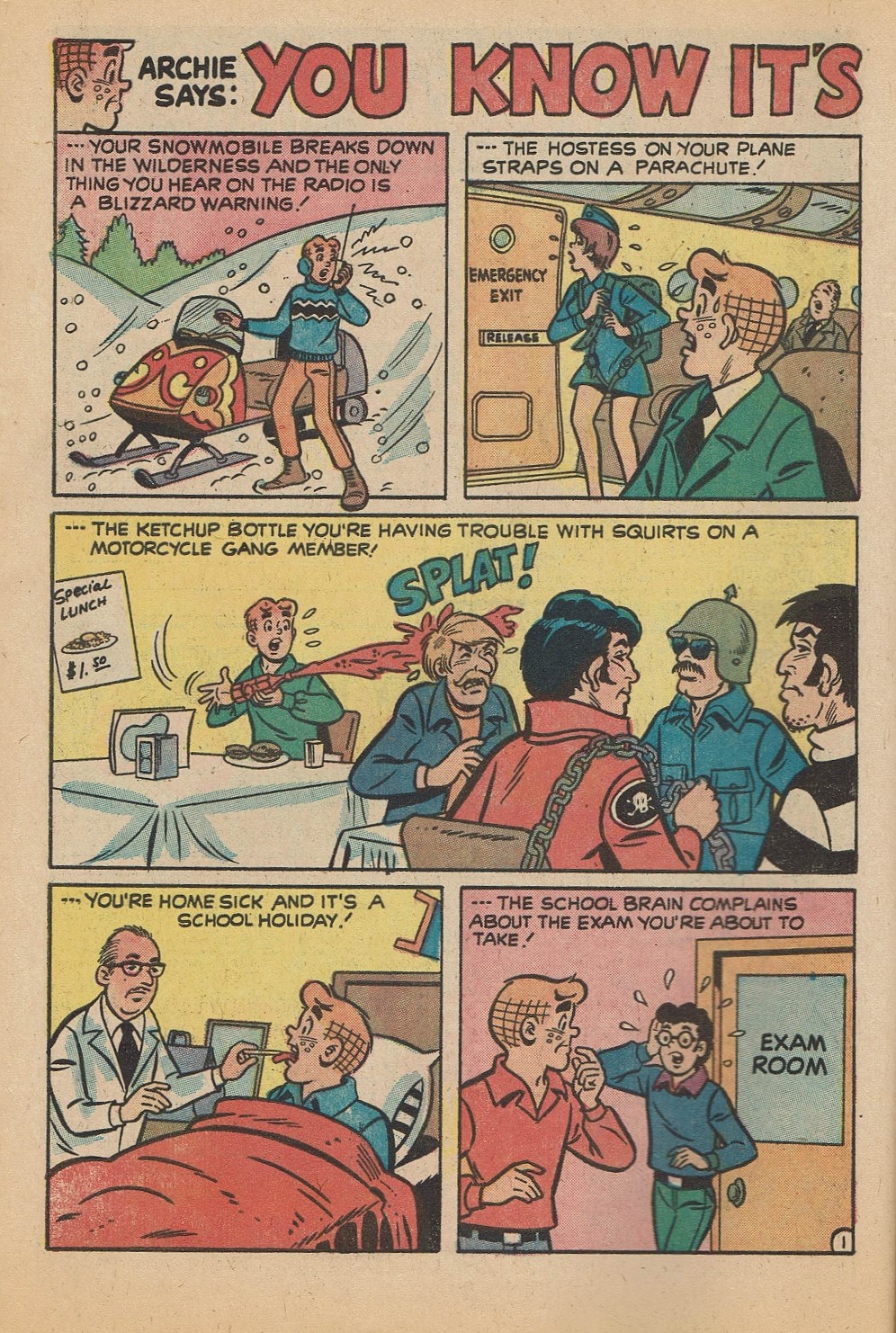 Read online Archie's Joke Book Magazine comic -  Issue #184 - 10