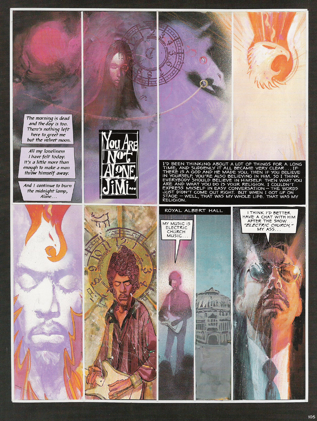 Read online Voodoo Child - The Illustrated Legend of Jimi Hendrix comic -  Issue # TPB - 108
