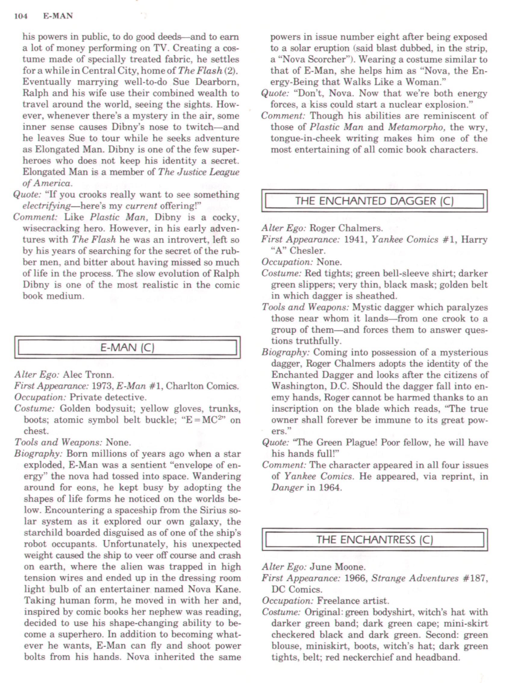 Read online The Encyclopedia of Superheroes comic -  Issue # TPB (Part 2) - 23