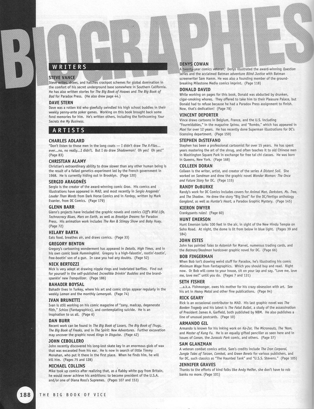 Read online The Big Book of... comic -  Issue # TPB Vice - 188
