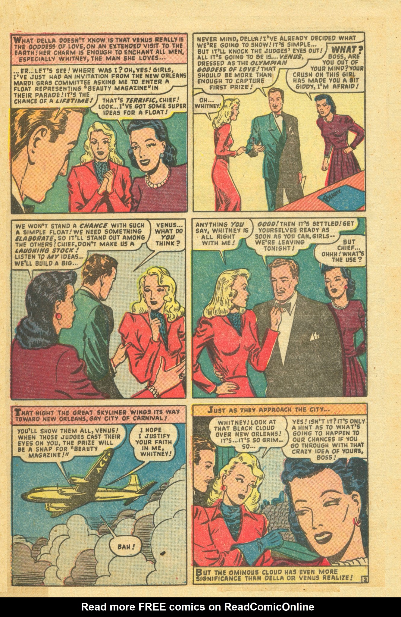 Read online Venus (1948) comic -  Issue #6 - 6