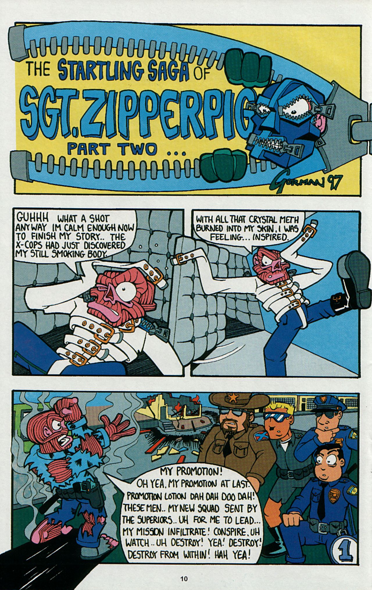Read online Slavepit Funnies Featuring Gwar comic -  Issue #5 - 12