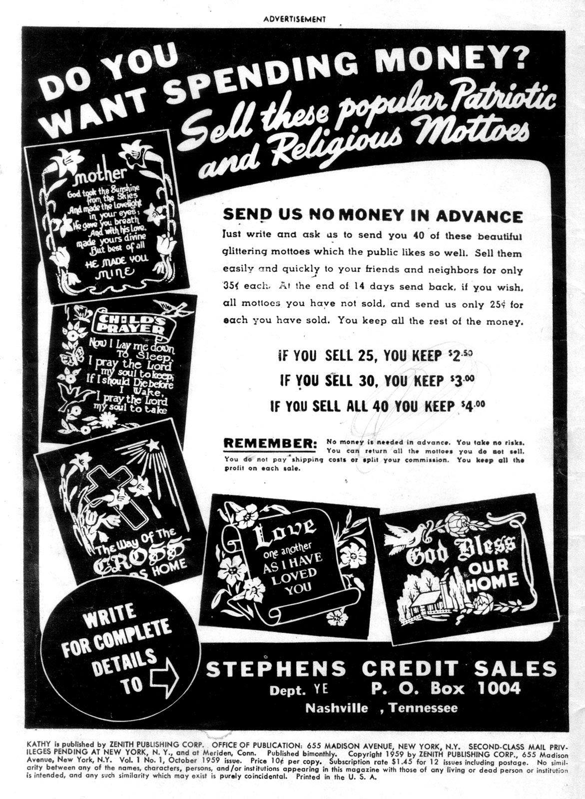 Read online Kathy (1959) comic -  Issue #1 - 2
