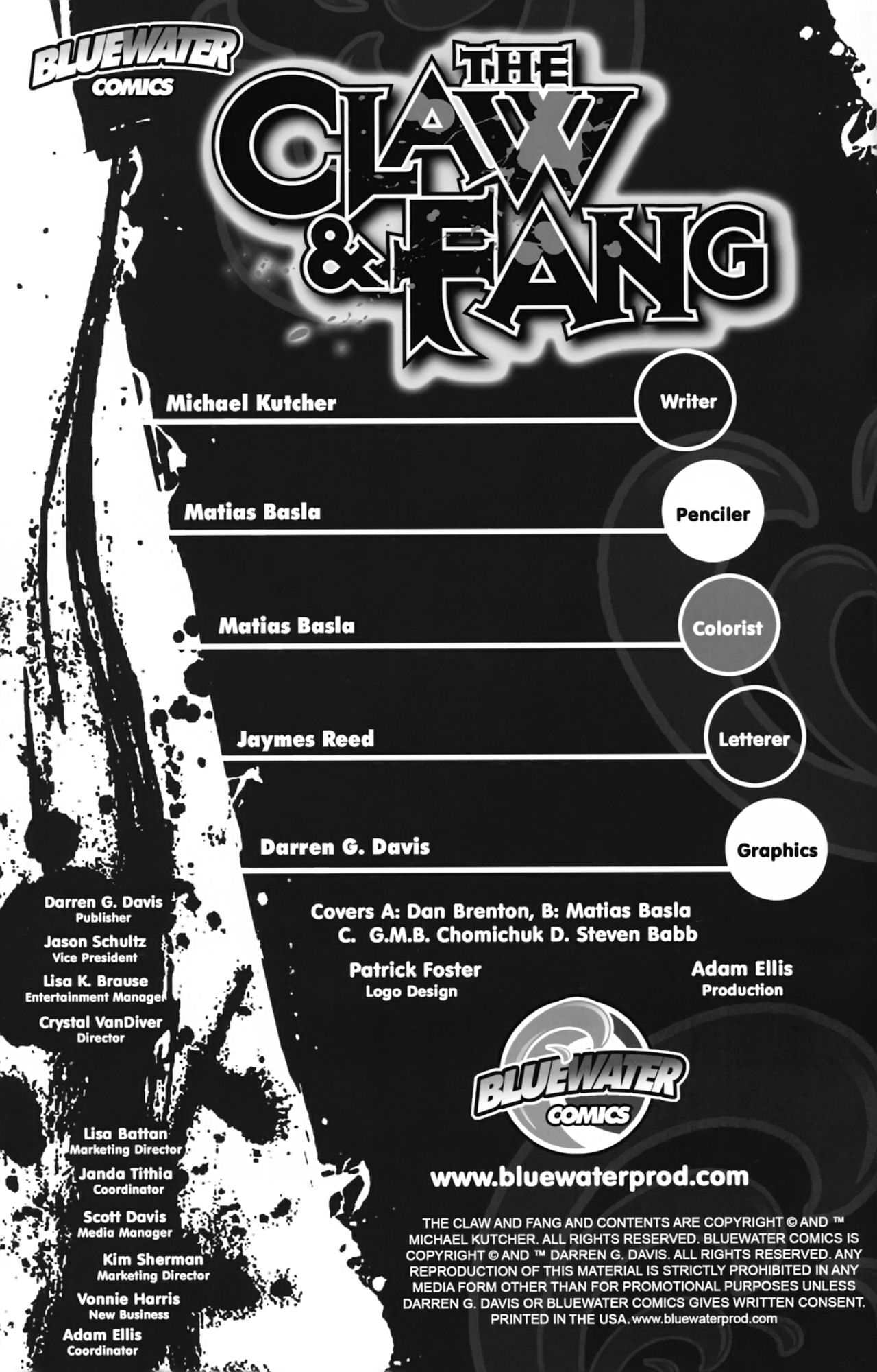 Read online Claw & Fang comic -  Issue #1 - 5