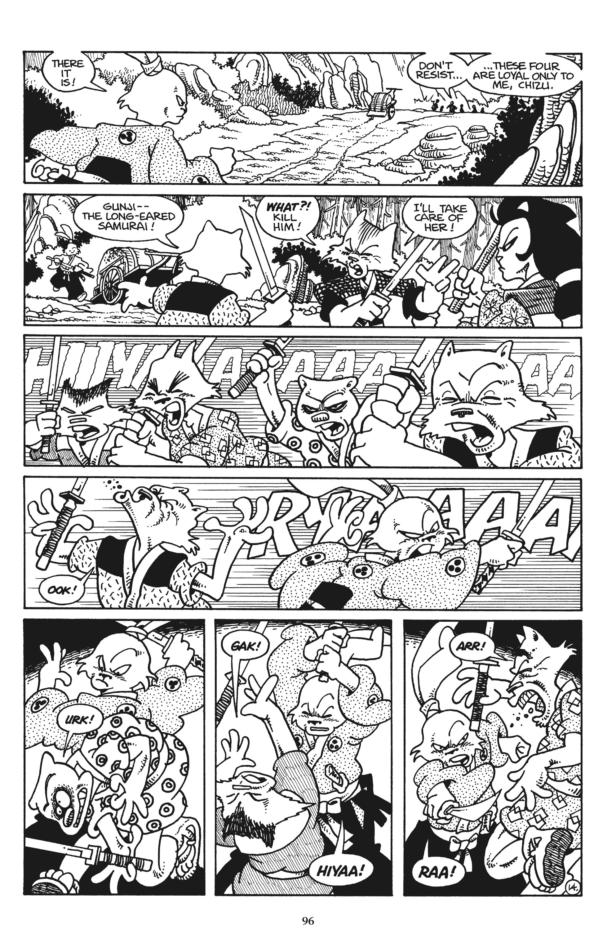 Read online Usagi Yojimbo/Teenage Mutant Ninja Turtles: The Complete Collection comic -  Issue # TPB (Part 1) - 89