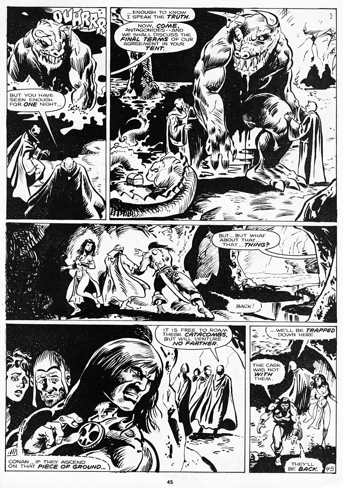 Read online The Savage Sword Of Conan comic -  Issue #180 - 47