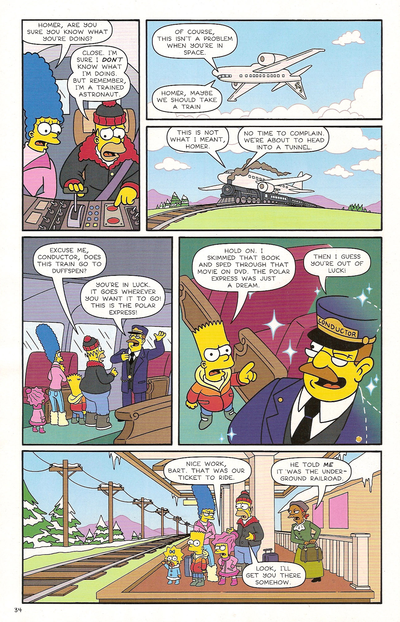 Read online The Simpsons Winter Wingding comic -  Issue #5 - 35