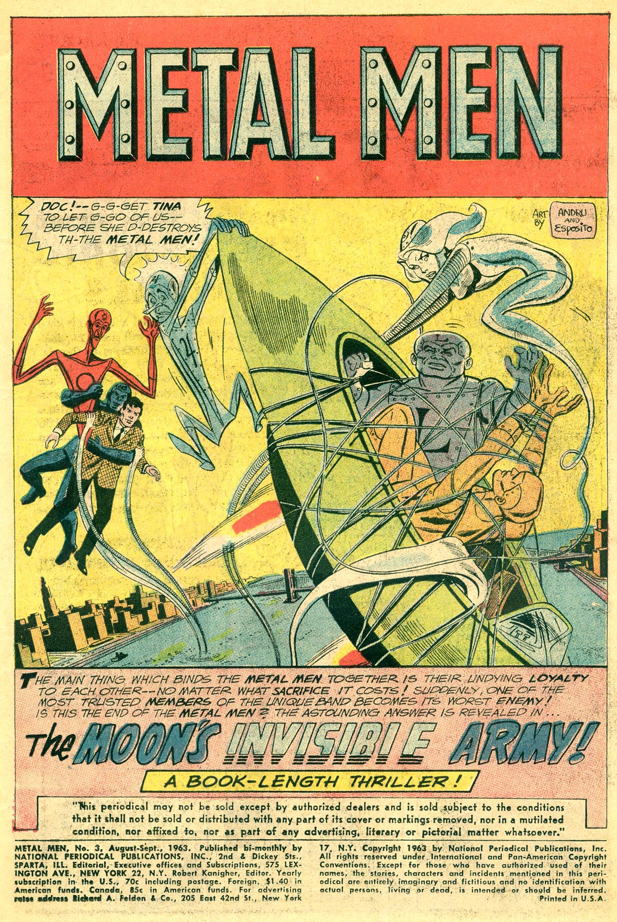 Read online Metal Men (1963) comic -  Issue #3 - 3