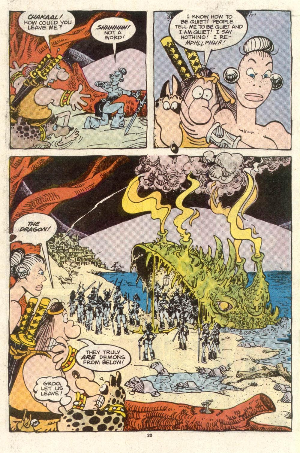 Read online Sergio Aragonés Groo the Wanderer comic -  Issue #50 - 20