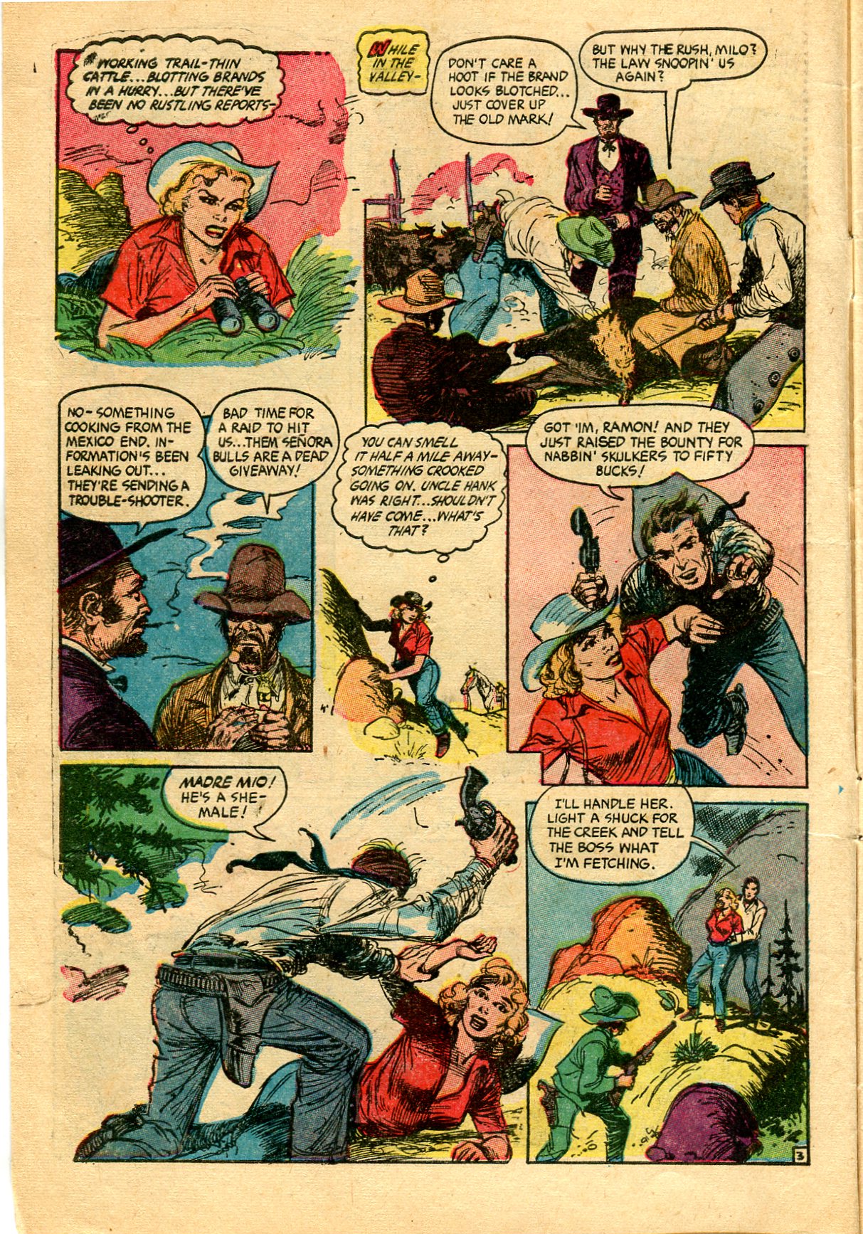 Read online Cowgirl Romances (1950) comic -  Issue #12 - 6