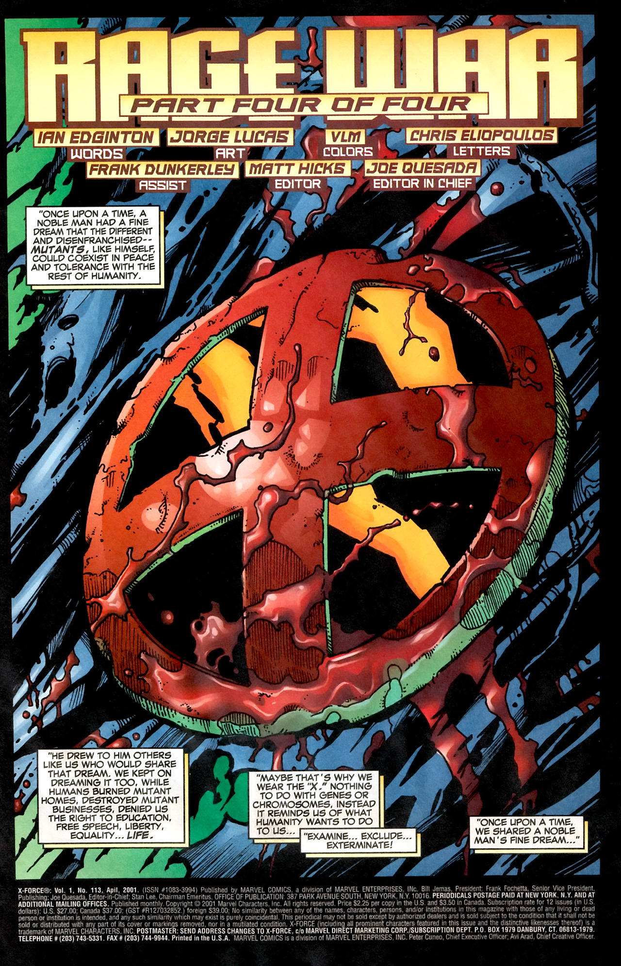 Read online X-Force (1991) comic -  Issue #113 - 3