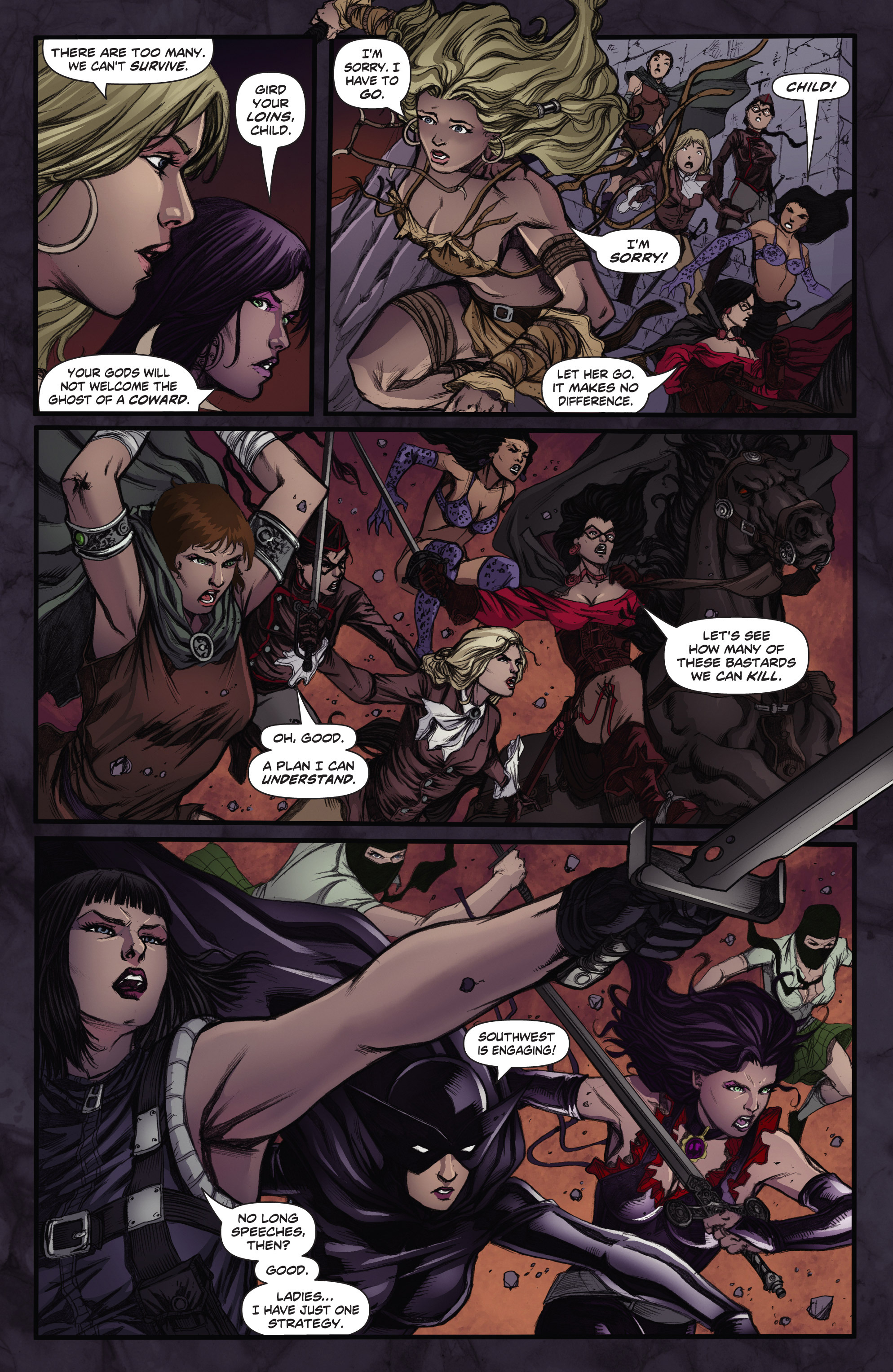 Read online Swords of Sorrow comic -  Issue #5 - 21