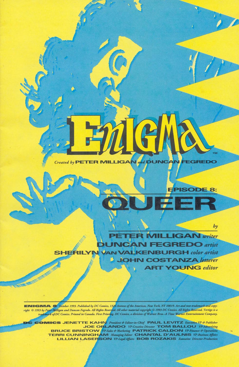 Read online Enigma comic -  Issue #8 - 2