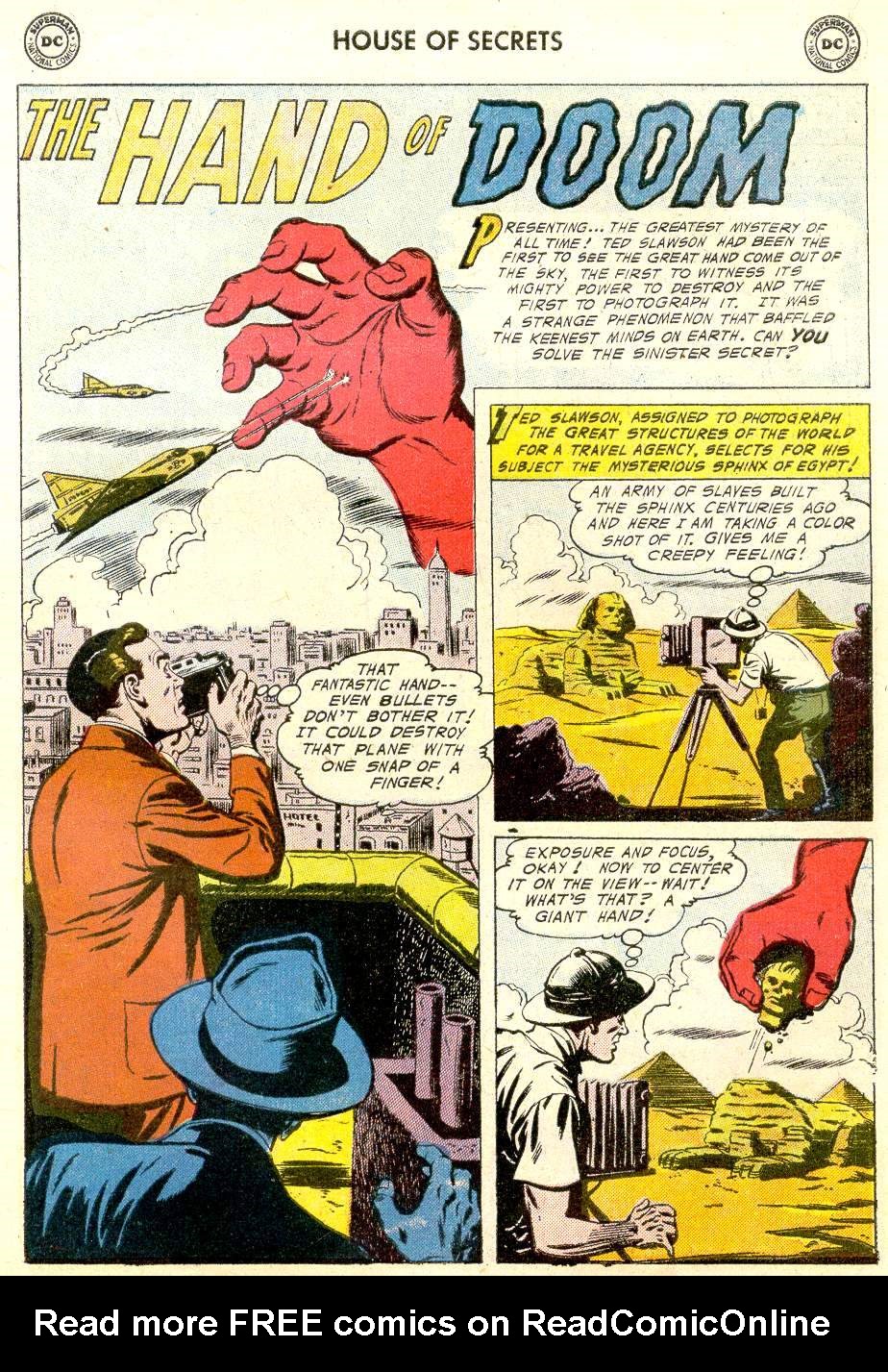 Read online House of Secrets (1956) comic -  Issue #1 - 27