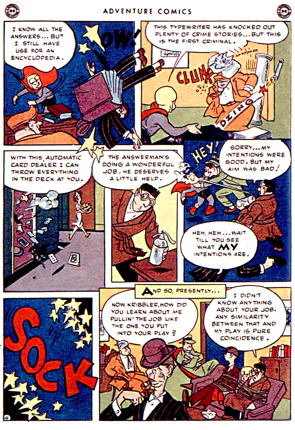 Read online Adventure Comics (1938) comic -  Issue #99 - 38