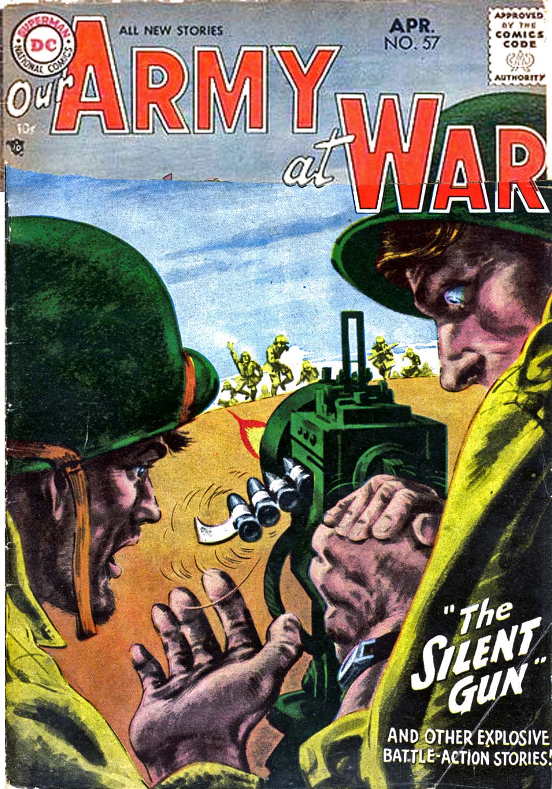 Read online Our Army at War (1952) comic -  Issue #57 - 1