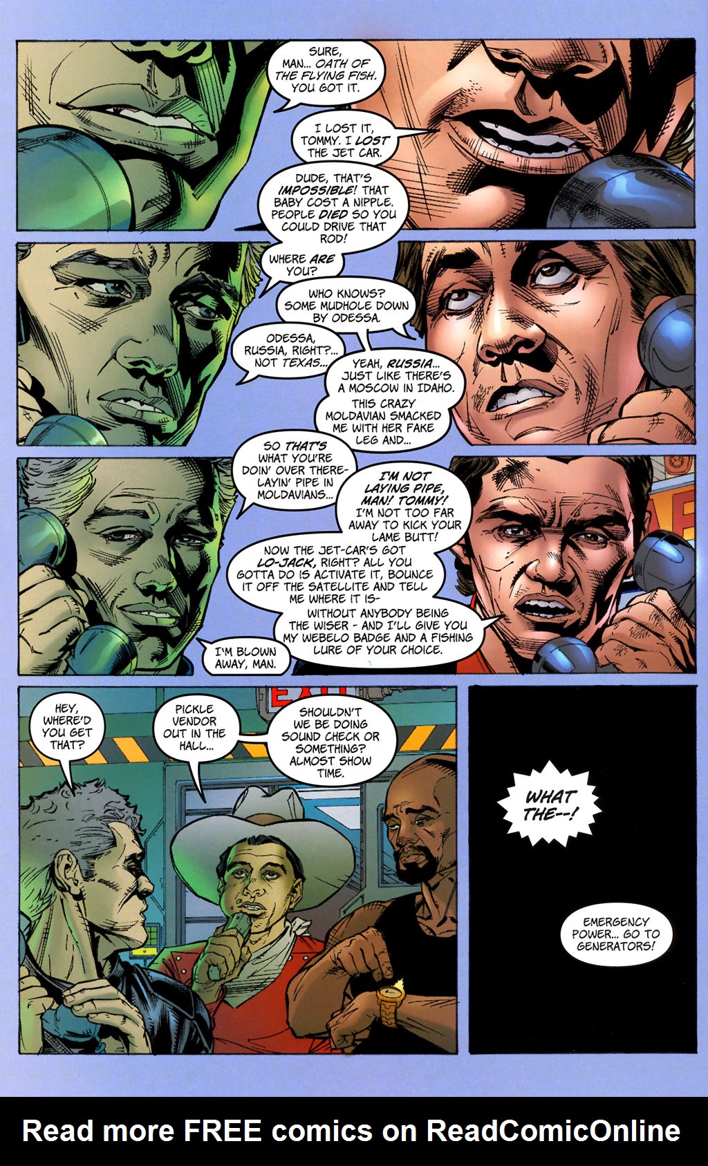 Read online Buckaroo Banzai: Return of the Screw (2006) comic -  Issue #2 - 8