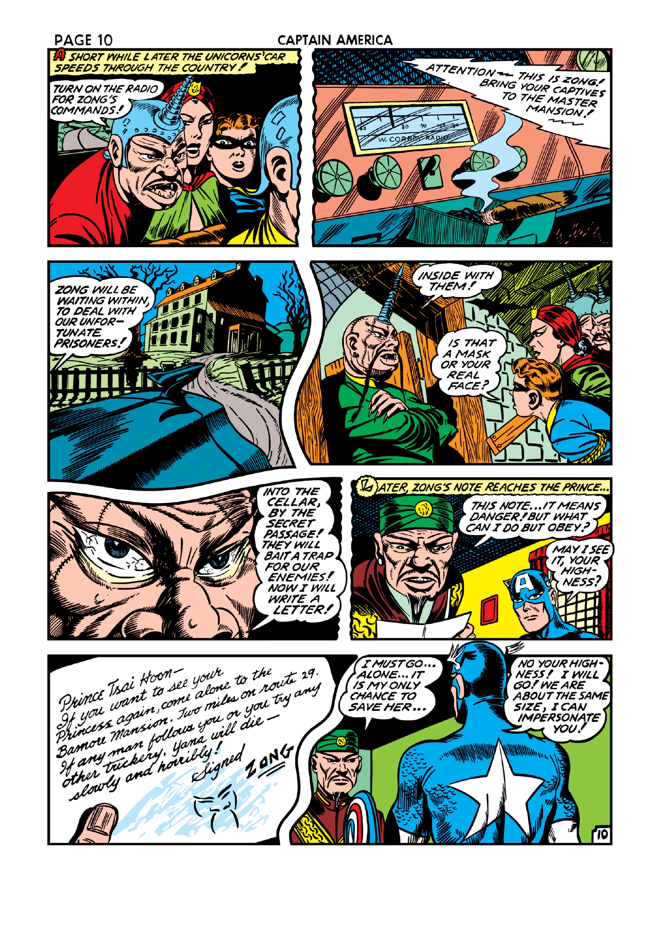 Read online Marvel Masterworks: Golden Age Captain America comic -  Issue # TPB 4 (Part 1) - 19