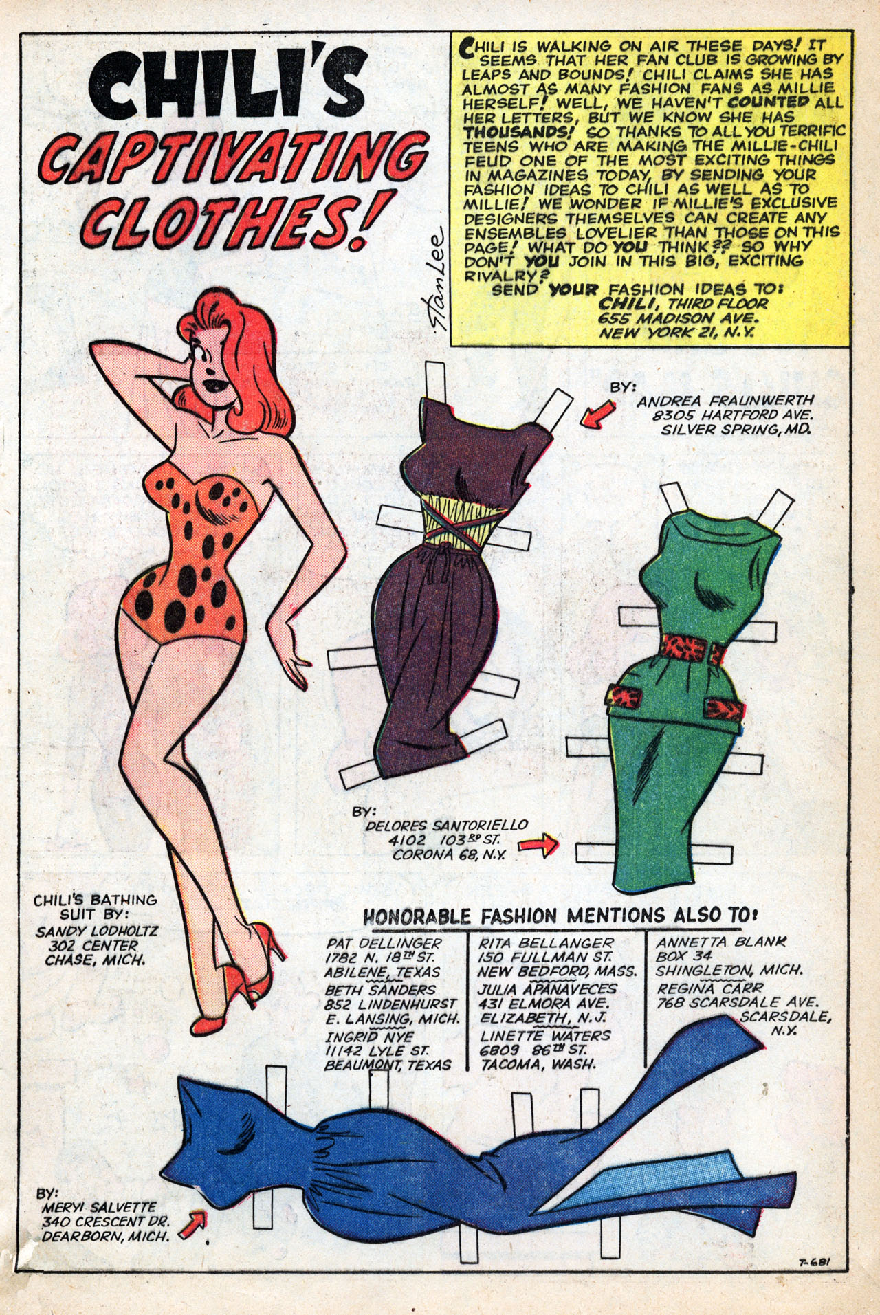 Read online A Date with Millie (1959) comic -  Issue #4 - 17