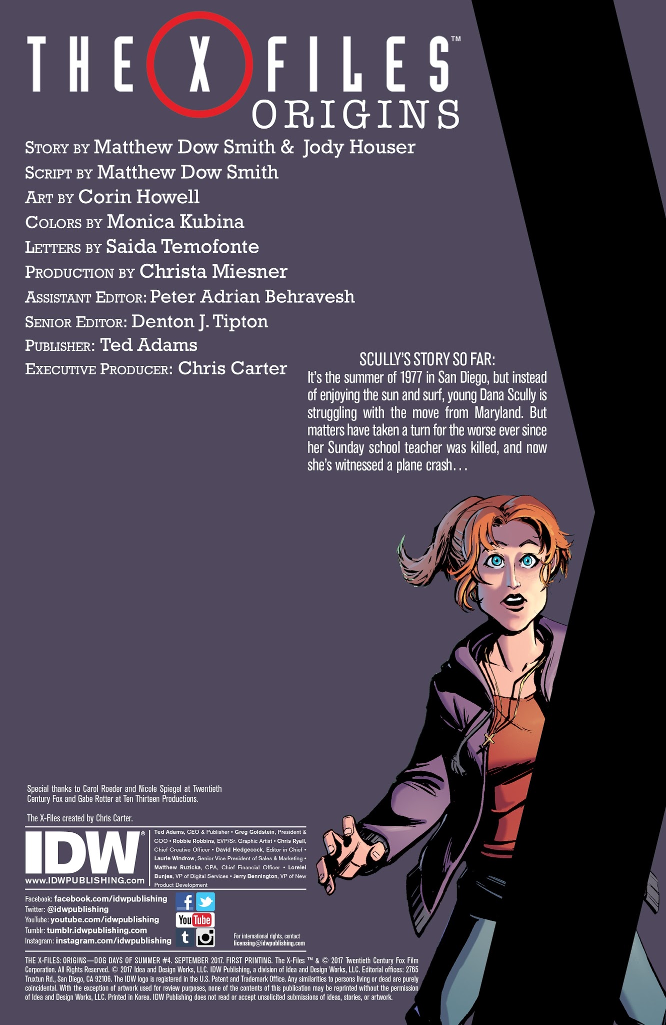 Read online The X-Files: Origins—Dog Days of Summer comic -  Issue #4 - 14