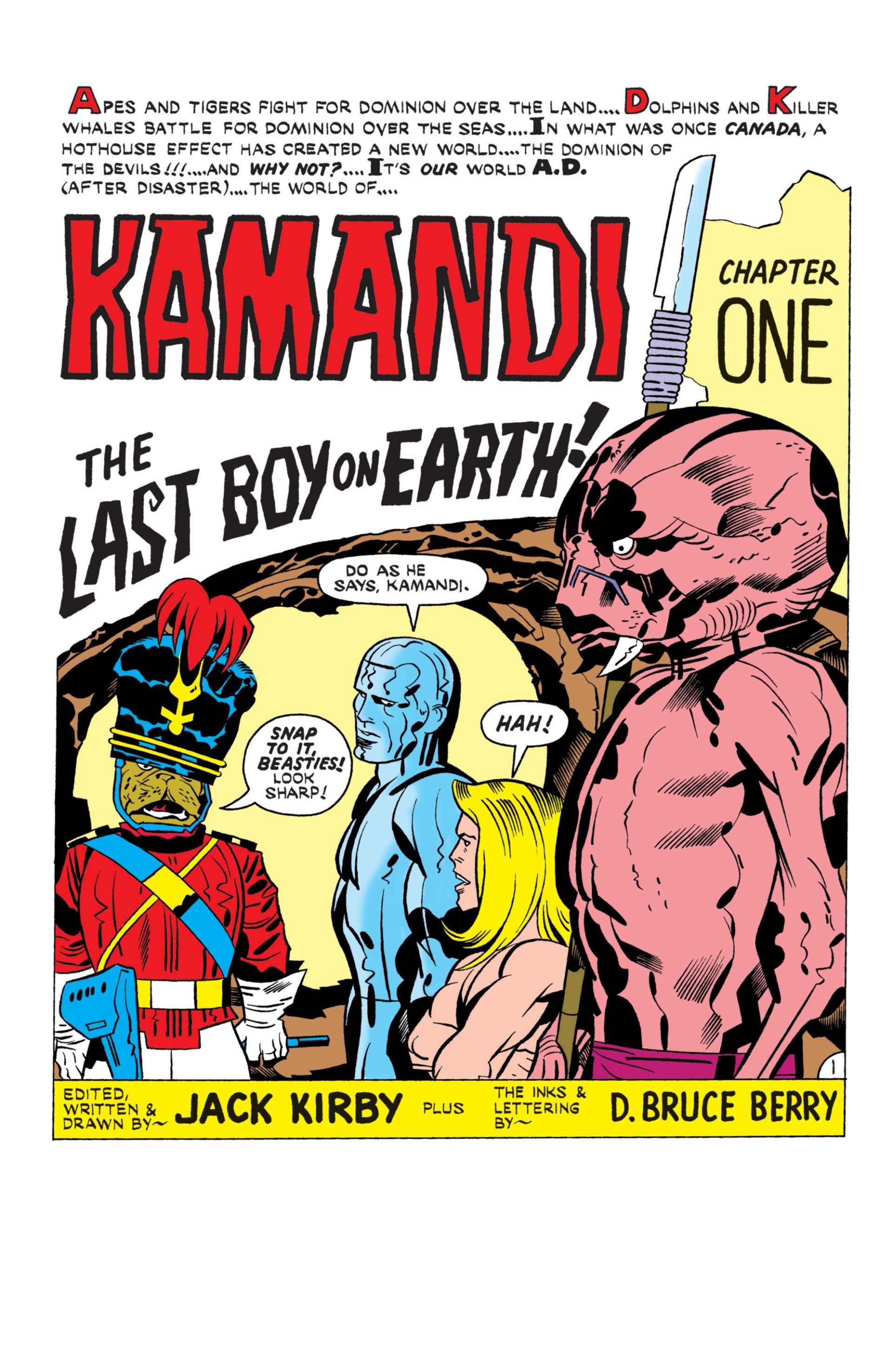 Read online Kamandi, The Last Boy On Earth comic -  Issue #27 - 2