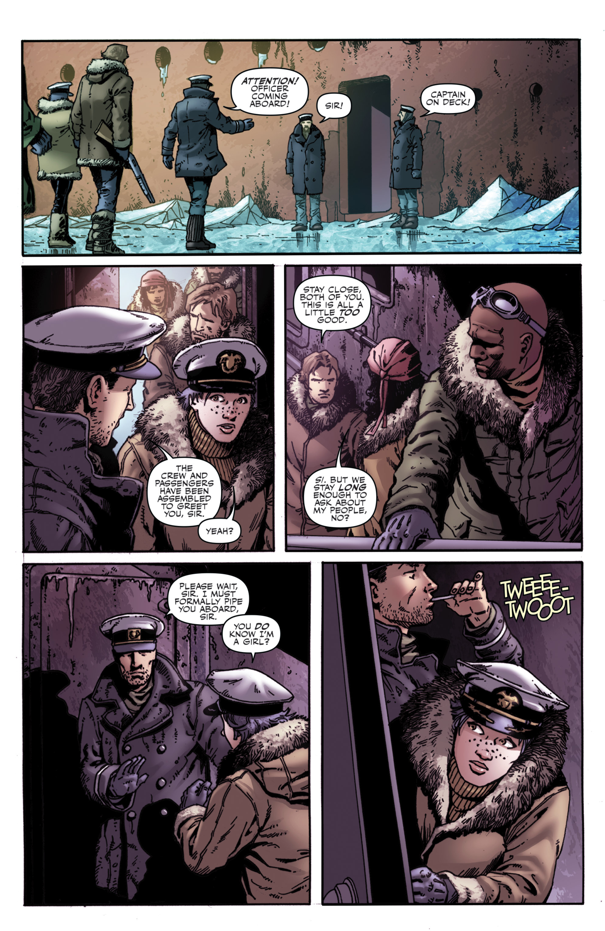 Read online Winterworld: Frozen Fleet comic -  Issue #2 - 7