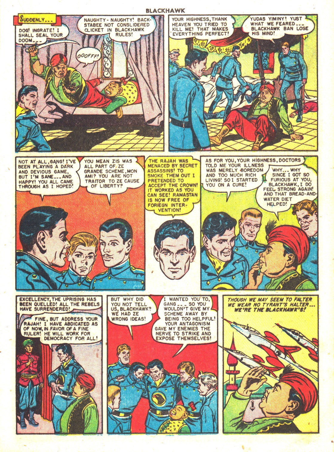 Read online Blackhawk (1957) comic -  Issue #37 - 25