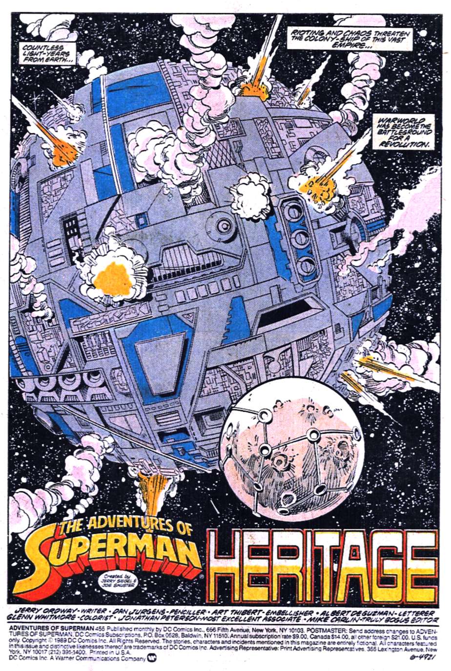 Read online Adventures of Superman (1987) comic -  Issue #455 - 2