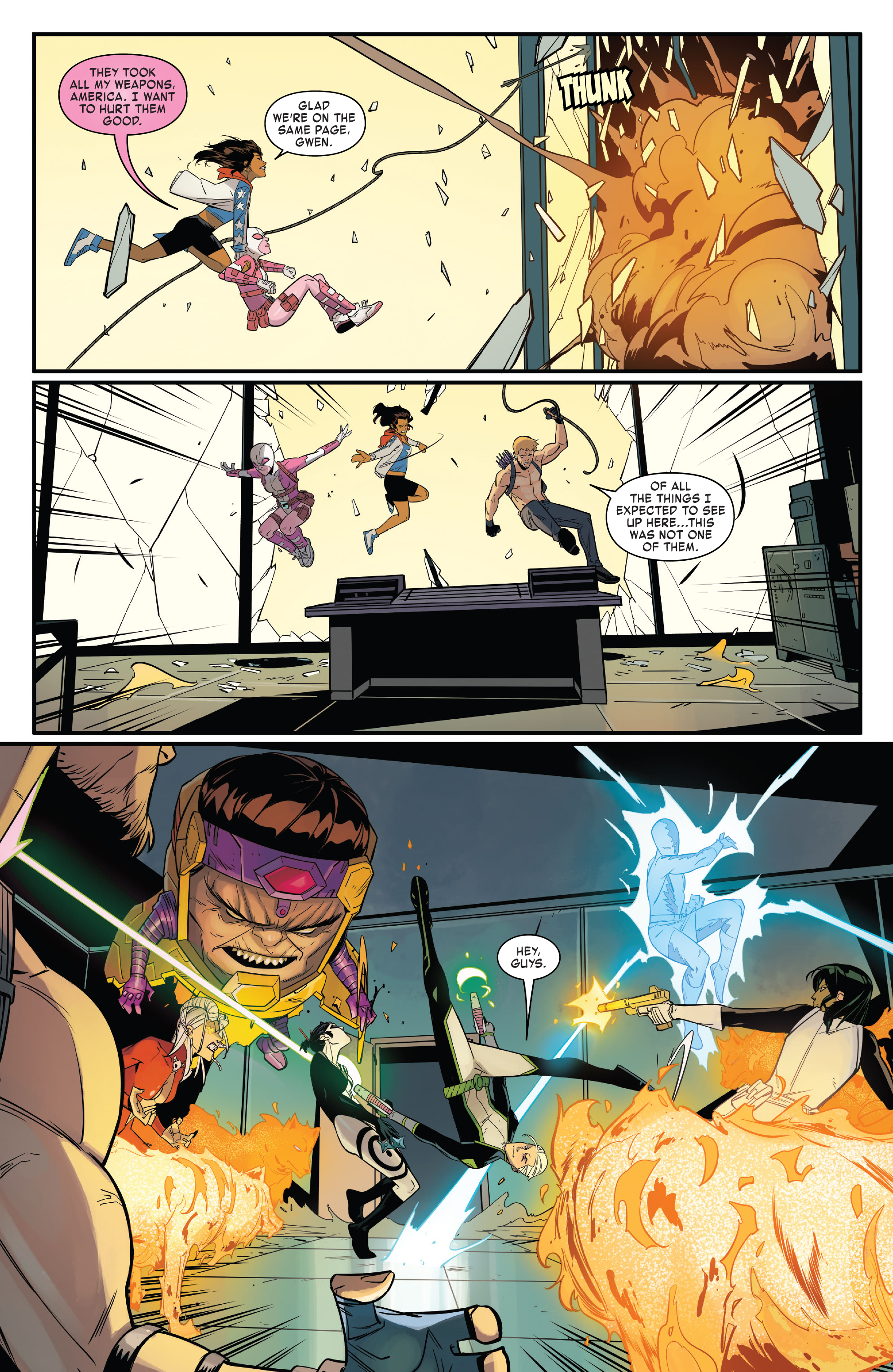 Read online Hawkeye: Team Spirit comic -  Issue # TPB (Part 1) - 52