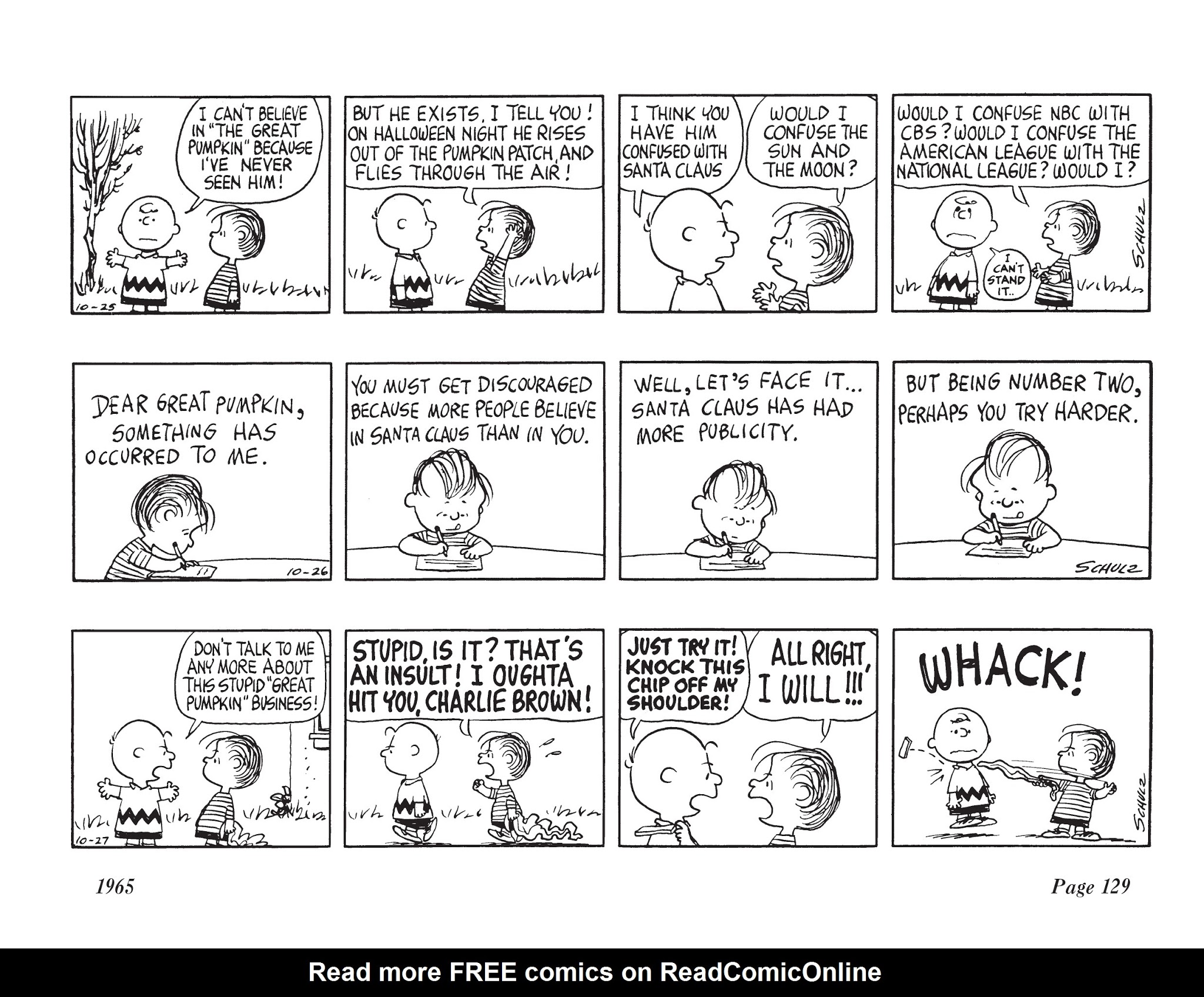 Read online The Complete Peanuts comic -  Issue # TPB 8 - 141