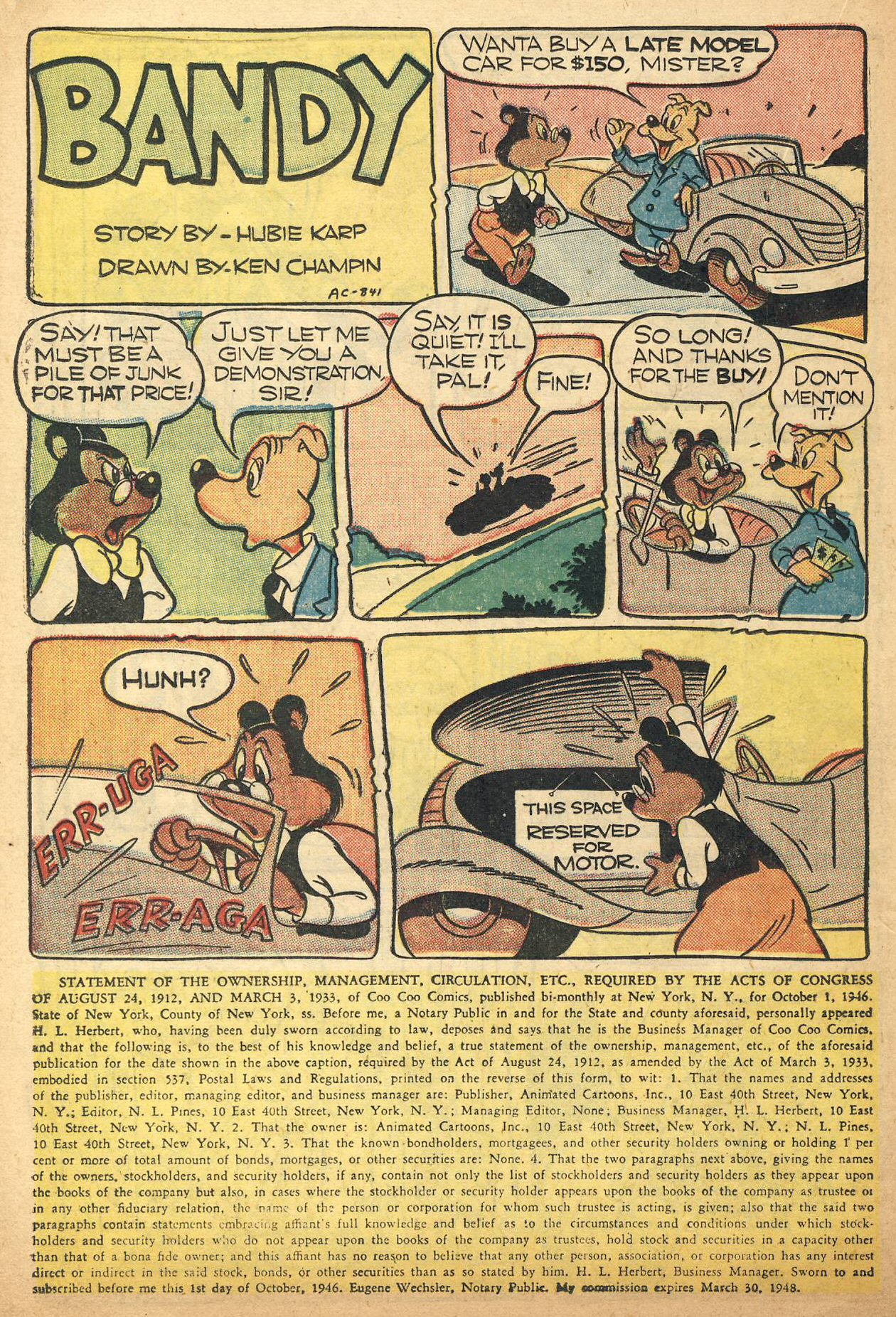 Read online Coo Coo Comics comic -  Issue #32 - 34