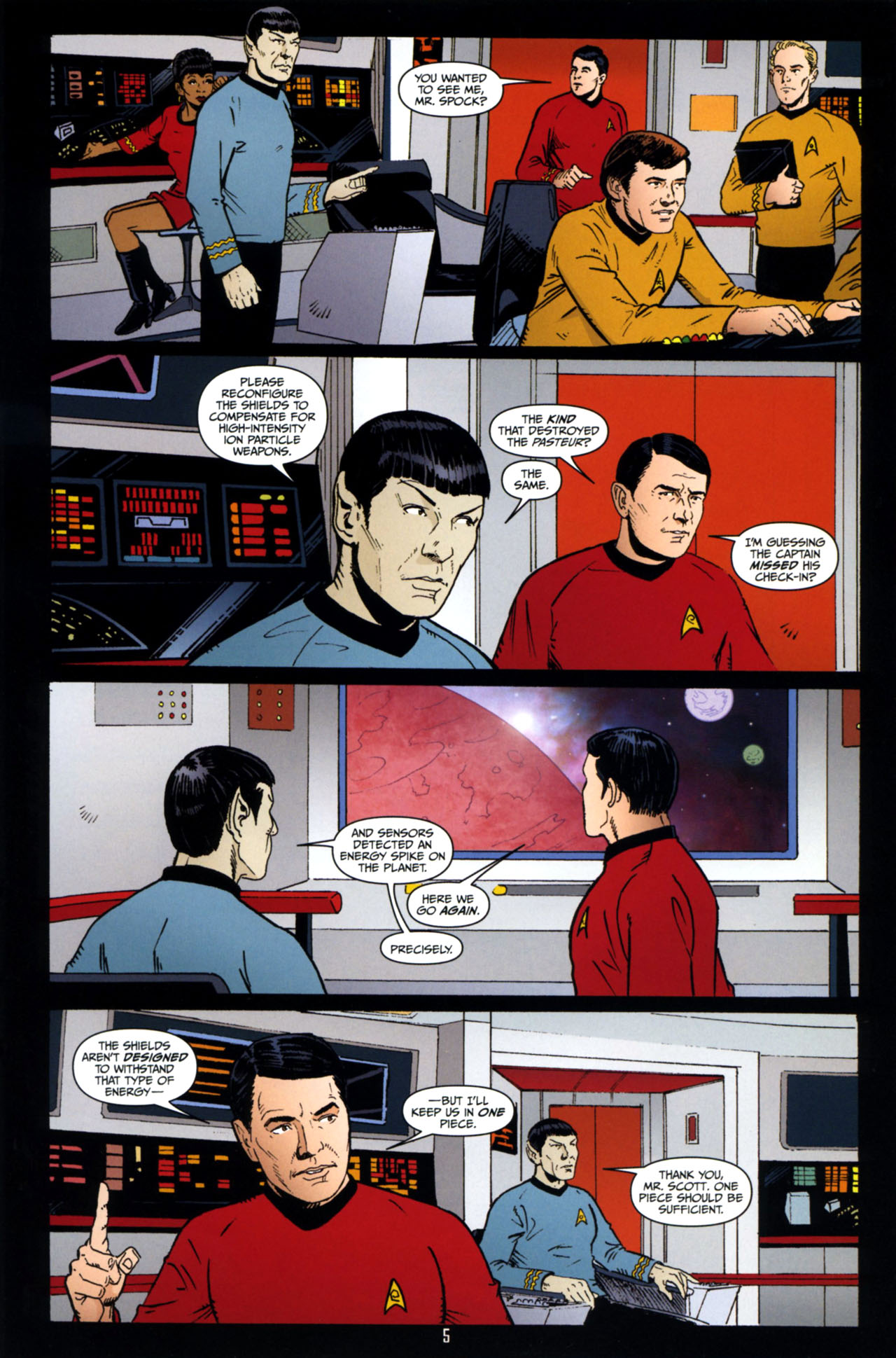 Read online Star Trek: Year Four comic -  Issue #6 - 7