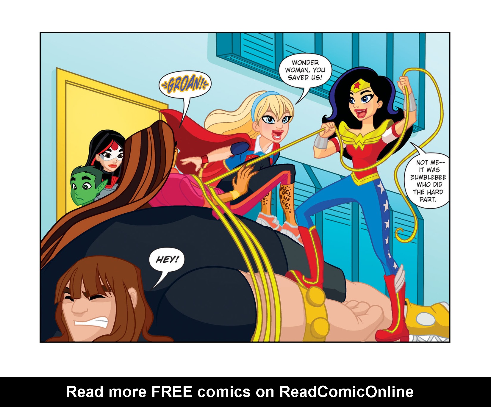 Read online DC Super Hero Girls: Past Times at Super Hero High comic -  Issue #8 - 15