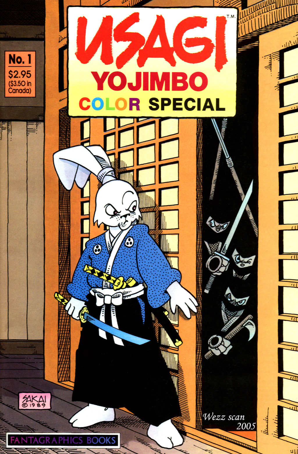 Read online Usagi Yojimbo Color Special comic -  Issue #1 - 1