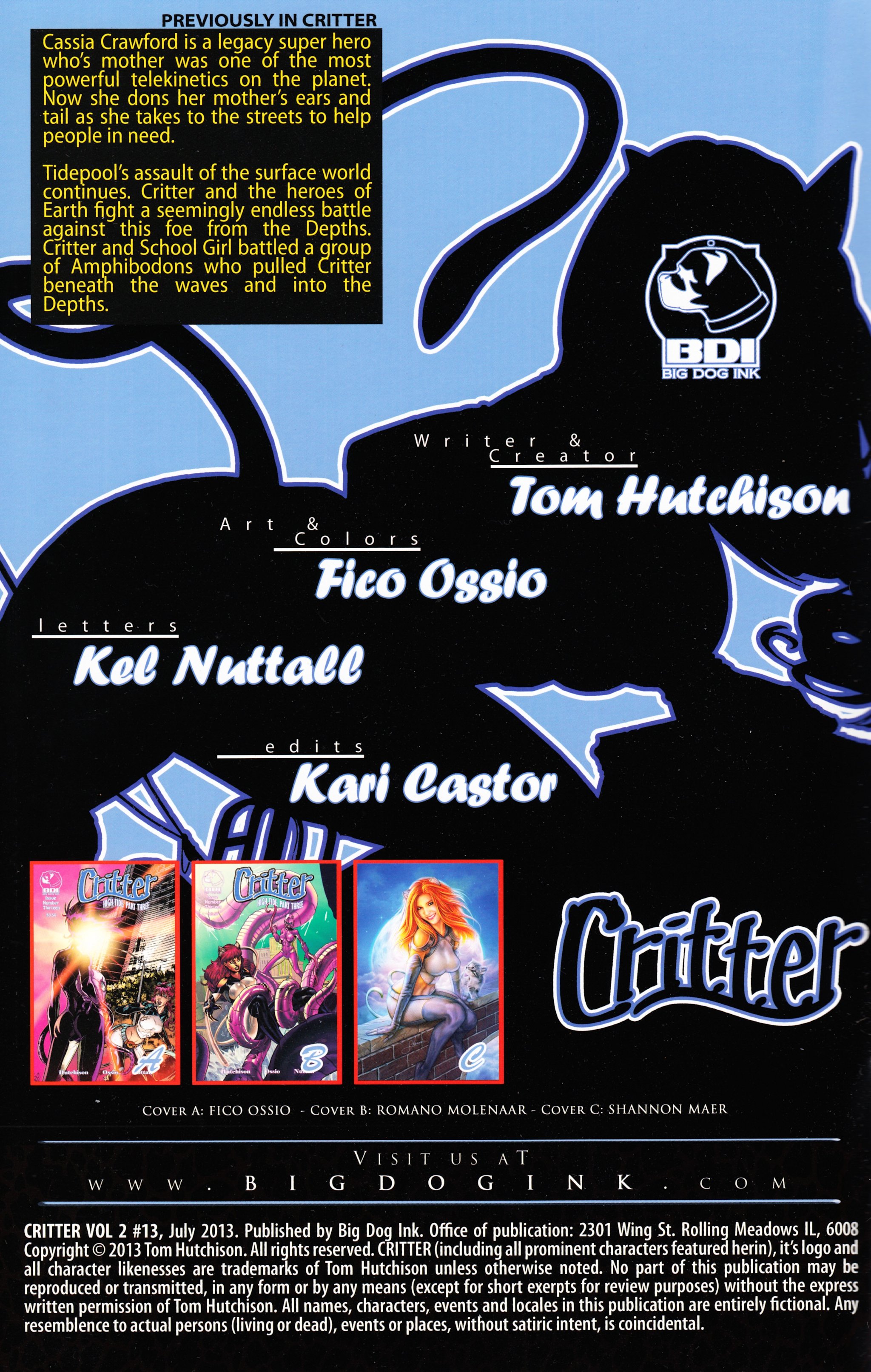 Read online Critter (2012) comic -  Issue #13 - 2