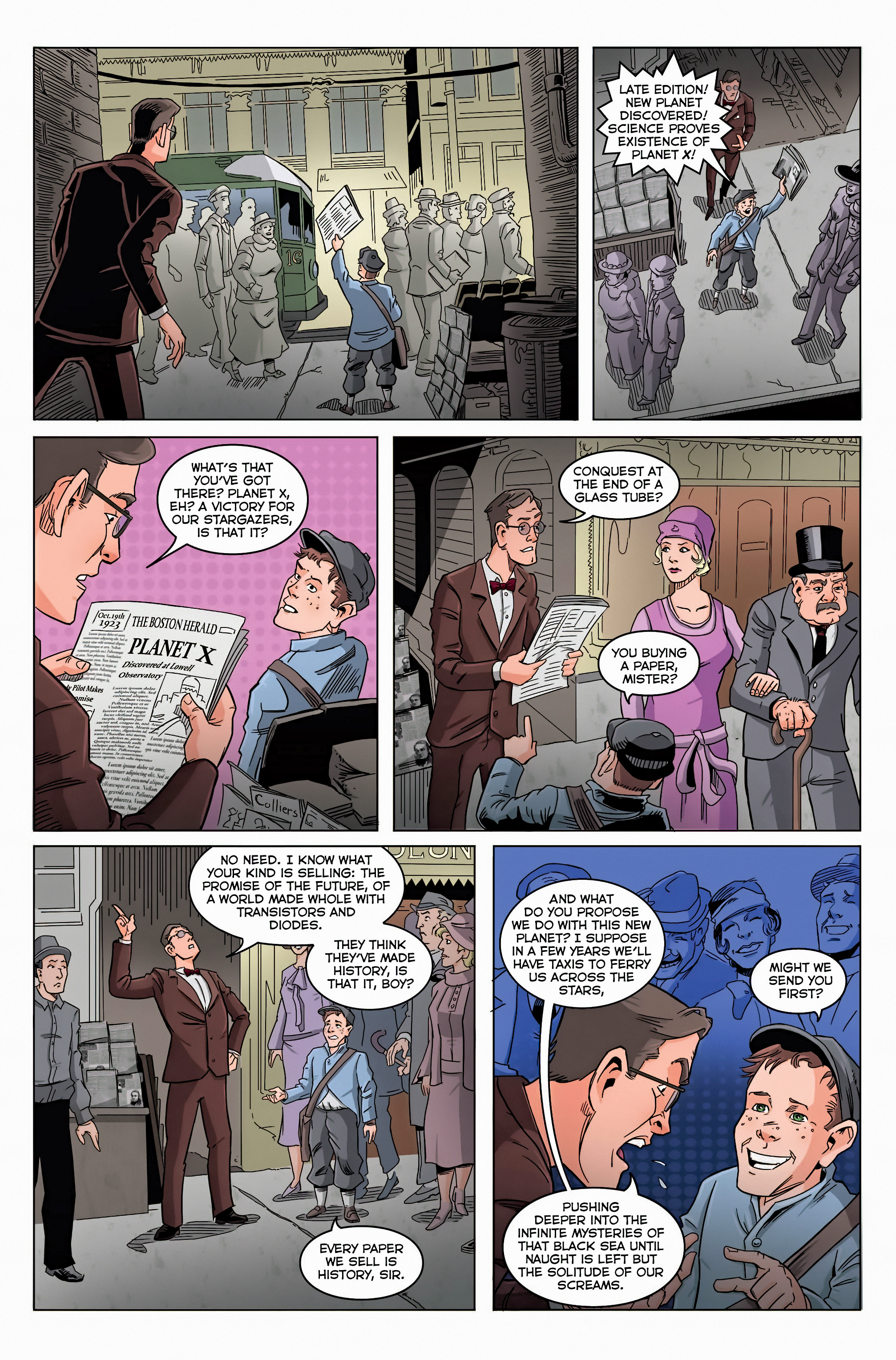 Read online Herald: Lovecraft and Tesla comic -  Issue #1 - 15