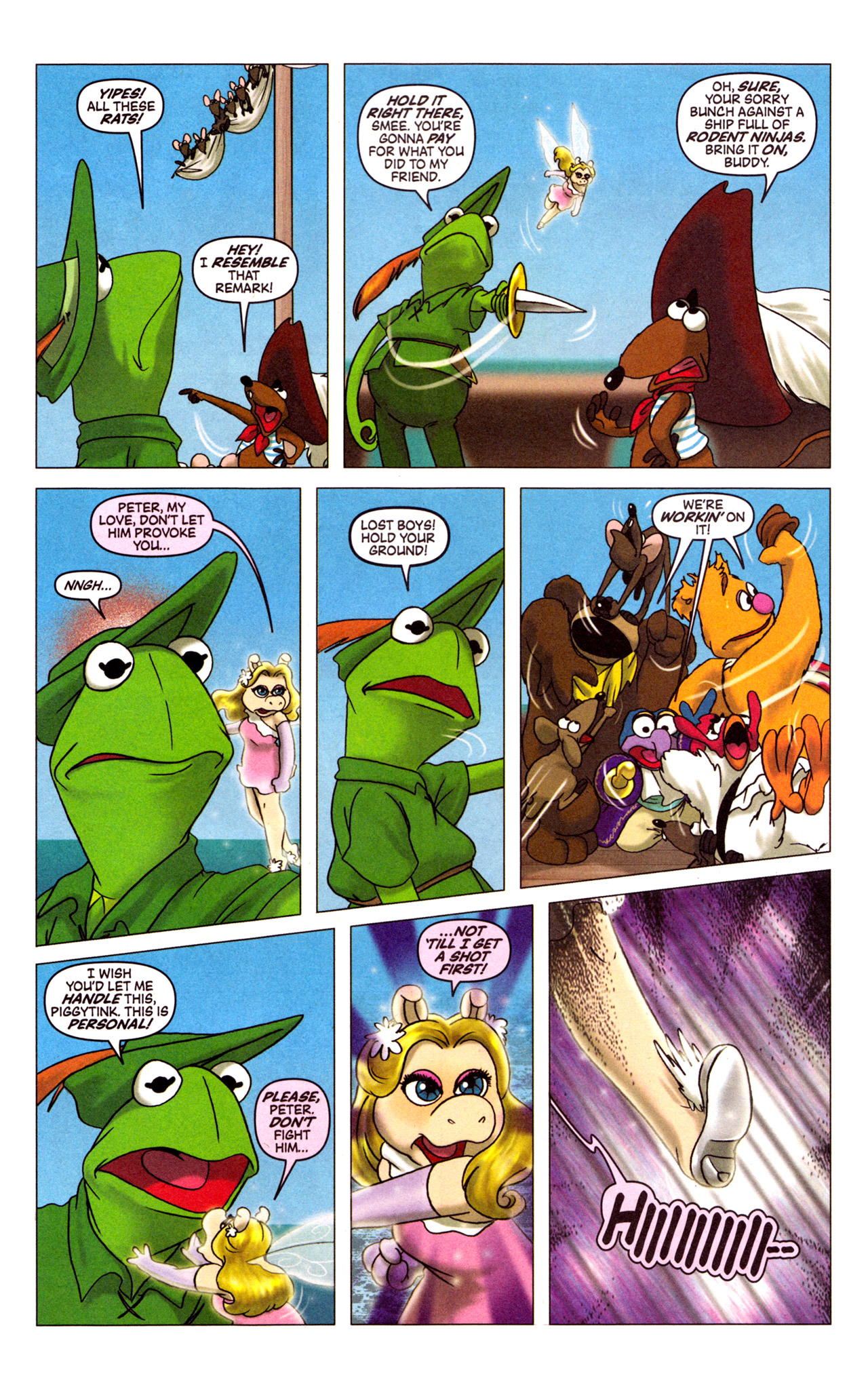 Read online Muppet Peter Pan comic -  Issue #4 - 15