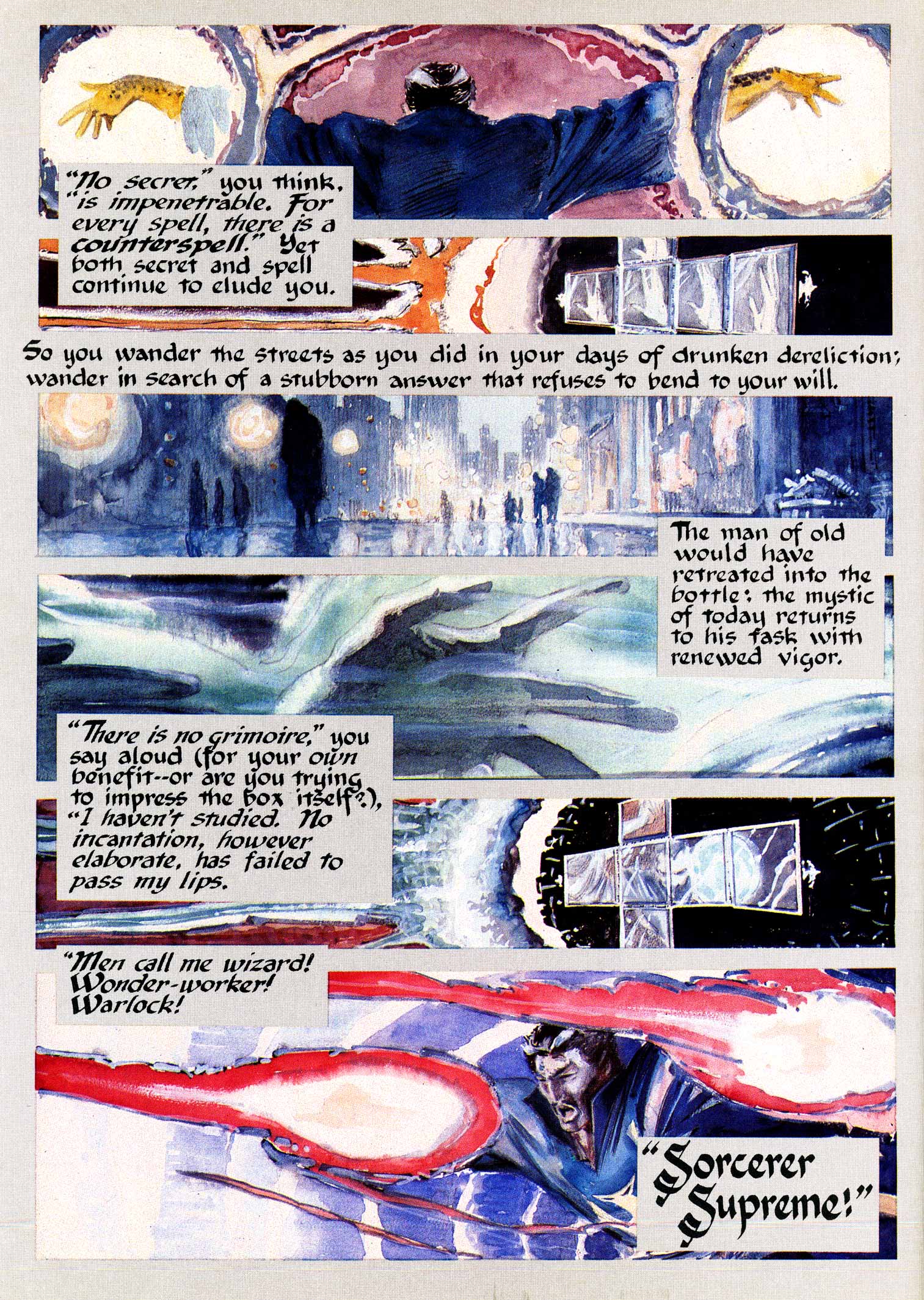 Read online Marvel Graphic Novel comic -  Issue #23 - Dr. Strange Into Shamballa - 16