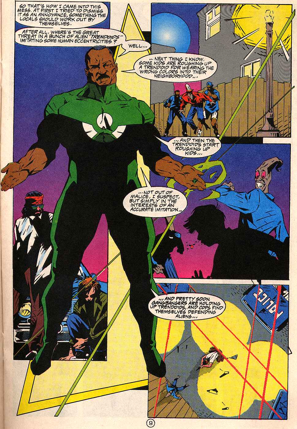 Read online Green Lantern: Mosaic comic -  Issue #8 - 9