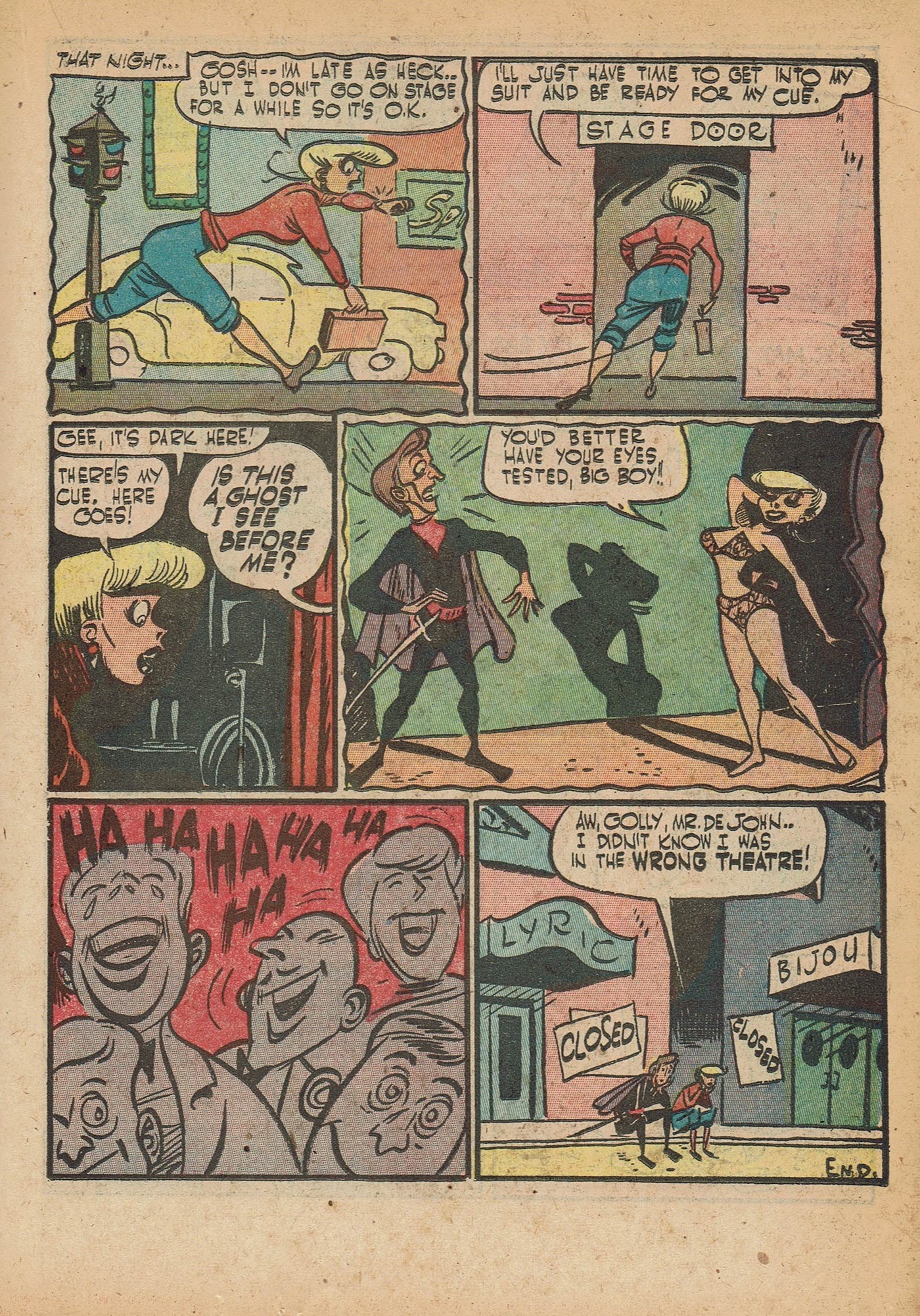 Read online Babe (1948) comic -  Issue #1 - 23
