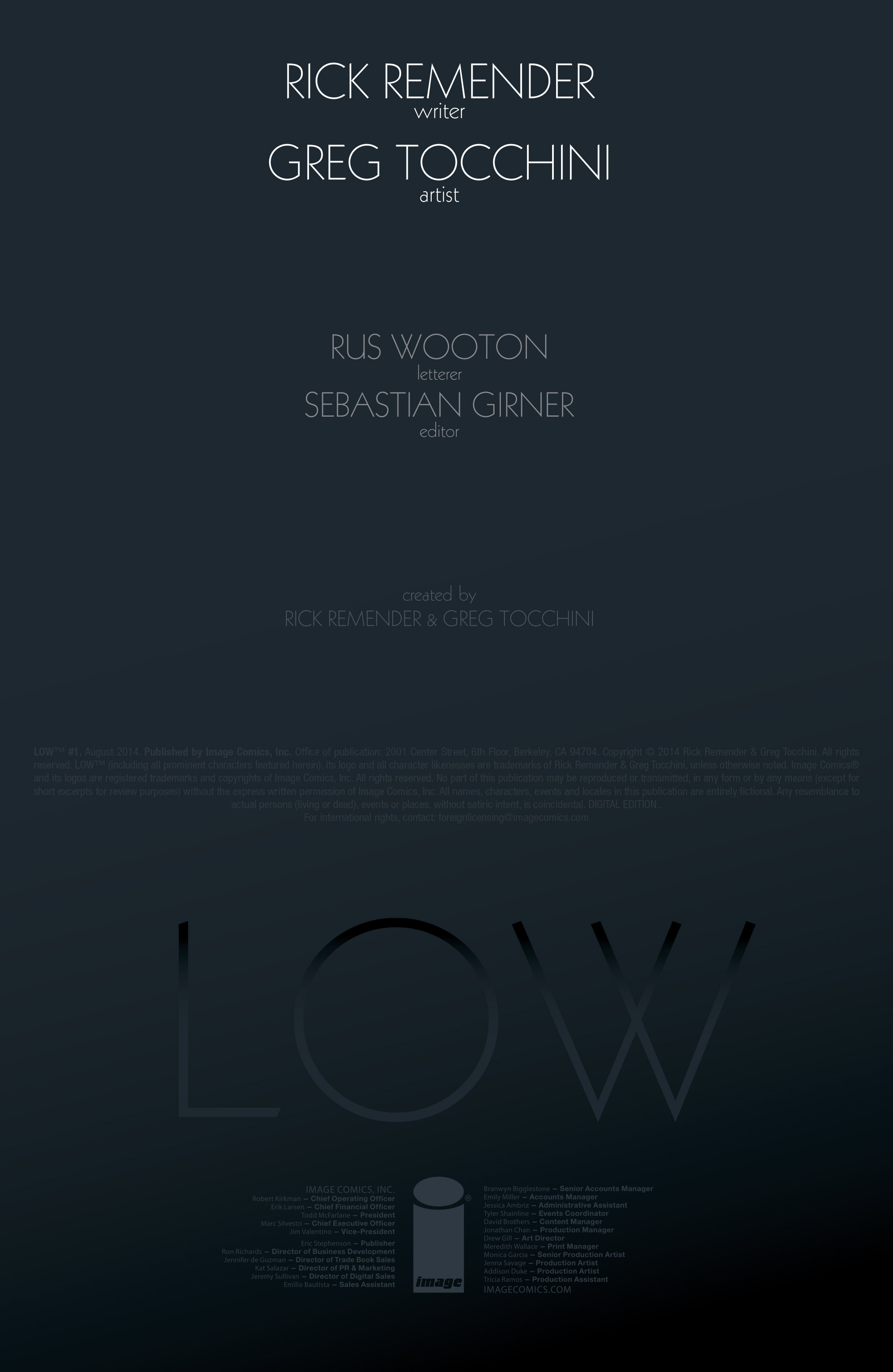 Read online Low comic -  Issue #1 - 2