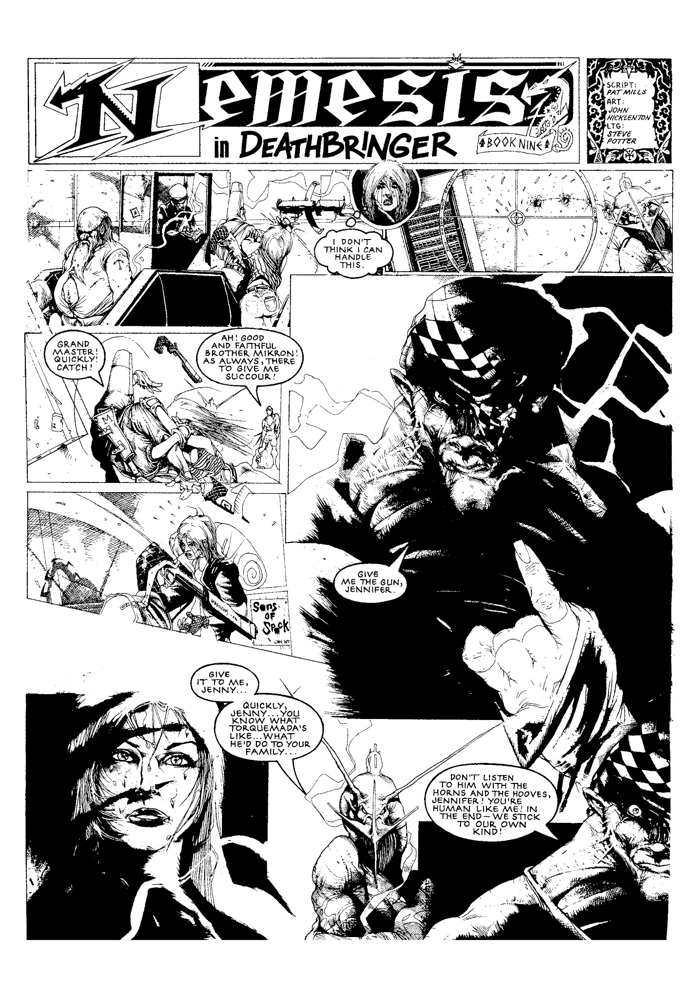 Read online The Complete Nemesis The Warlock comic -  Issue # TPB 3 - 112